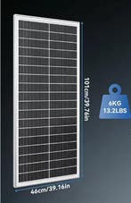Monokristallijn Zonnepaneel 100W voor Accu Off-Grid, Verzenden, Nieuw