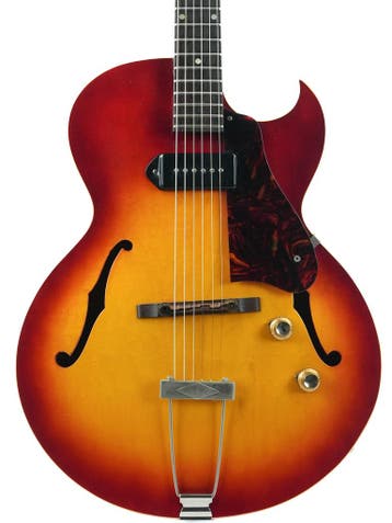 Gibson ES125TC Cherry Sunburst 1960 (Instrument,Archtop), Muziek en Instrumenten, Ophalen of Verzenden, Gebruikt, Hollow body