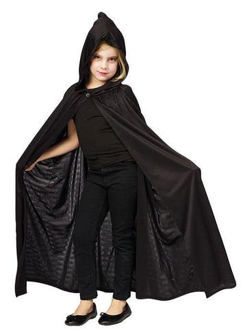 Zwarte Cape Kind met Capuchon, Ophalen of Verzenden, Nieuw