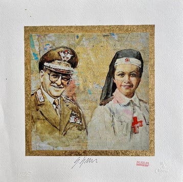 Giuliano Grittini (1951) - Generale e Crocerossina, Antiek en Kunst