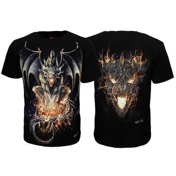 Luciferss Dragon From Hell T-Shirt, Verzenden, Nieuw