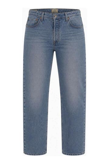 Levis Broek in maat W33 L32 Blauw, Kleding | Dames, Levi's, Verzenden, Zo goed als nieuw, Blauw