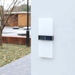 Solar wandlamp Polaris| Warm en helder wit, Zonne-energie, Kunststof, Verzenden, Minder dan 50 watt