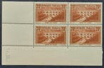 Frankrijk 1929/31 - Pont du Gard, luxe blok van 4 munten, Gestempeld