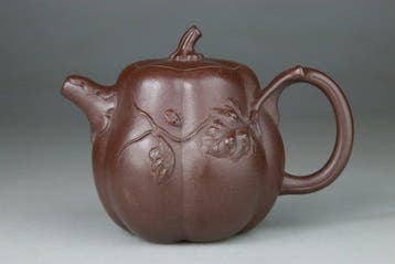 Yixing Zisha-theepot - Prachtig - Kunstenaarsmerk - China -