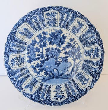Bord - Porselein - Gevormde plaat - KANGXI