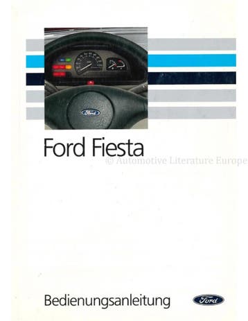 1992 FORD FIESTA INSTRUCTIEBOEKJE DUITS