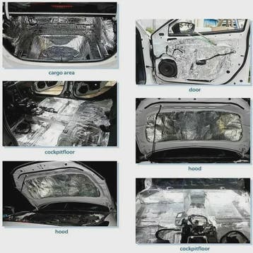Geluidsisolatie & Warmte-isolerende Mat voor Auto - 2x0.5M, Verzenden, Nieuw