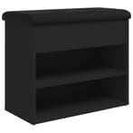 Bankje Entree Zwart | 34% Korting, Huis en Inrichting, Minder dan 75 cm, Ophalen of Verzenden, Rechte bank, Minder dan 150 cm