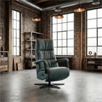 Leren relaxfauteuil met hartbalans Core - Toledo Whale, Huis en Inrichting, Fauteuils, Bohemian, Industrieel, Modern, Scandinavisch