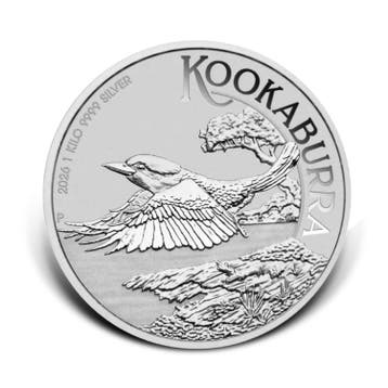 1 kilo zilveren Kookaburra munt 2026, Verzenden