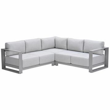 Garden Impressions Malakka loungebank 3-delig - taupe, Verzenden, Nieuw