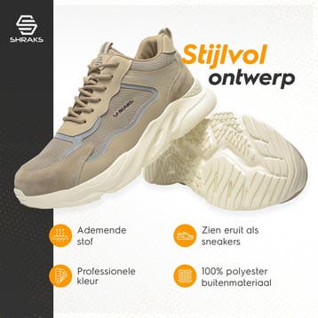 Shraks Moda Veiligheidsschoenen 43 - Werkschoenen voor Dames, Ophalen of Verzenden, Zo goed als nieuw