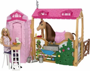 Barbie Mysteries The Great Horse Chase - Paard Droomstal, Ophalen of Verzenden, Nieuw