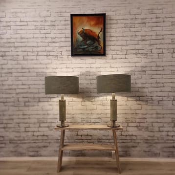 Ben Demmers Design tafellamp 429 Refurbished, Ophalen, Zo goed als nieuw, Overige materialen