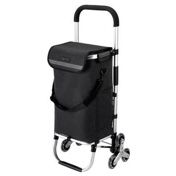 Packaway 40 Liter Boodschappentrolley Met Trapwielen - GRIJS, Ophalen of Verzenden, Nieuw