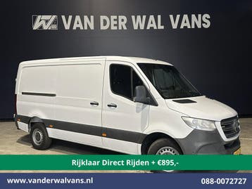 Mercedes-Benz Sprinter | 316 CDI 163pk 3500kg Trekhaak, Auto's, Gebruikt, Euro 6, Wit, Mercedes-Benz
