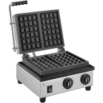 Wafelijzer | Enkel | Brusselse Wafels | 0°C/300°C | 1.5kW, Verzenden, Nieuw in verpakking