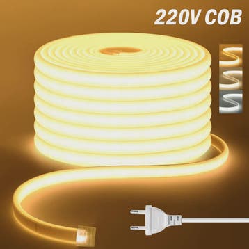 220V COB LED Neon Strip - Dimbaar, Waterdicht, Flexibel - Wa, Verzenden, Nieuw