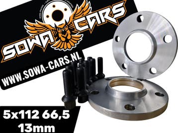 Spoorverbreders Spacers AUDI A4 A5 A6 Q5 Q7 5x112 66,5, Verzenden