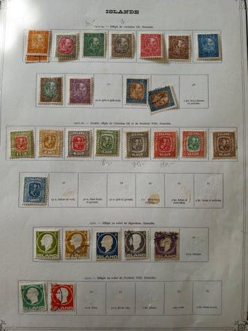IJsland 1870/1930 - IJsland uit 1870 -, Gestempeld