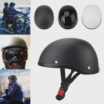 Retro Vintage Motorhelm Unisex - Lichtgewicht Half Face Fiet, Verzenden, Nieuw