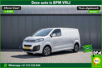Citroën Jumpy 2.0 BlueHDi 120PK | Nieuwstaat | 3-Zits | Came, Gebruikt, Citroën, Leder en Stof, Lease