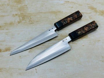 Keukenmes - Deba & Kiritsuke - Met de hand afgewerkte Japans