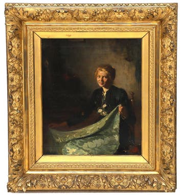 Jules Bastien-Lepage (1848-1884), Het naaistertje