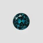 1 pcs Diamant (Kleurbehandeld) - 0.44 ct - Rond - SI2 -, Nieuw