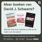Succes door groot denken 9789055133109 David J. Schwartz, Verzenden, Zo goed als nieuw, David J. Schwartz