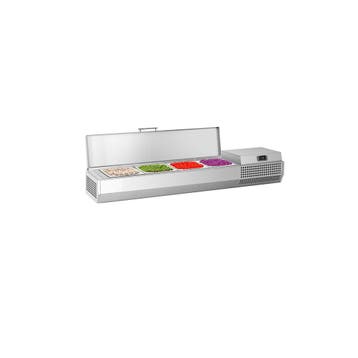 GGM Gastro | Opzetkoelvitrine PREMIUM PLUS - 1328x413mm - 4x, Verzenden
