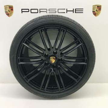 Porsche Panamera (971) ORIGINELE 21inch Turbo IV GTS velgen, Auto-onderdelen, Banden en Velgen, Ophalen, Gebruikt, Velg(en), 21 inch
