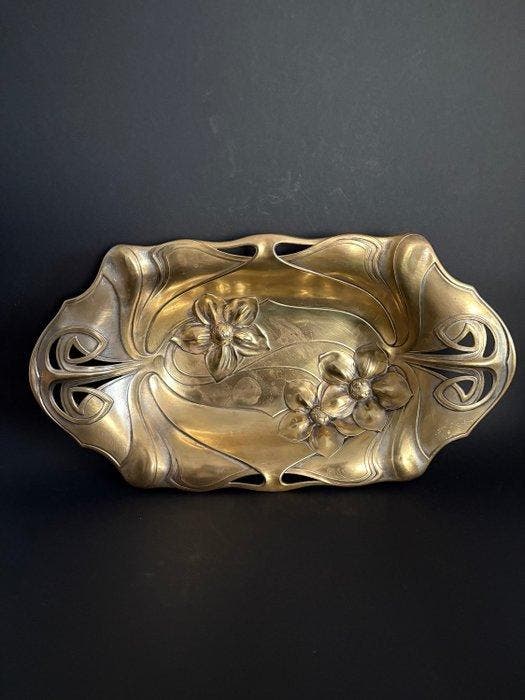 Broodmand - Metaal - Art Nouveau, Antiek en Kunst, Kunst | Designobjecten