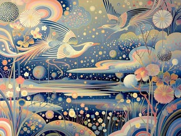 Albert Bonau - Fly freely - XXL, Antiek en Kunst