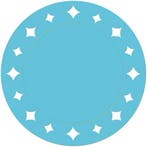 Turquoise wegwerp placemats 33 cm - Placemats, Ophalen of Verzenden, Nieuw