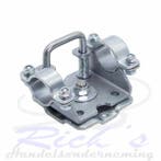 Neuswielklem kantelbaar voor ronde buis 48mm, Auto diversen, Aanhangwagen-onderdelen, Ophalen of Verzenden, Nieuw