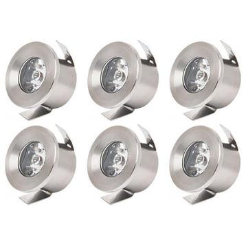 Voordeelpak LED Veranda Spot Verlichting 6 Pack - Mony -, Ophalen of Verzenden, Nieuw, Overige fittingen, Plafondspot of Wandspot