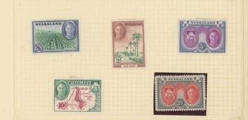 Britse Gemenebest - Nyasaland / Barbuda / Straits, Gestempeld