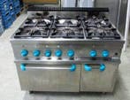 MBM Gasfornuis met 6 branders en oven, B110 x D72x H98cm, Gebruikt