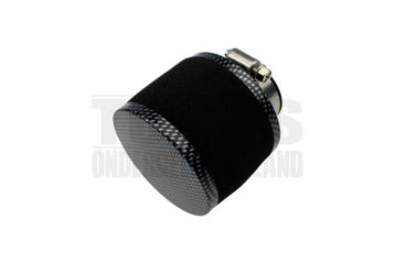 Powerfilter luchtfilter schuim 28mm zwart met carbon Dell..., Ophalen of Verzenden, Nieuw, Supertec