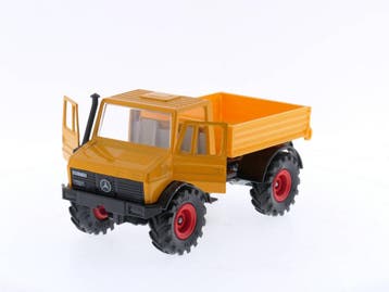Schaal 1:32 Siku 3153 Mercedes-Benz Unimog #5114, Hobby en Vrije tijd, Modelauto's | 1:32, Ophalen of Verzenden, Gebruikt, SIKU