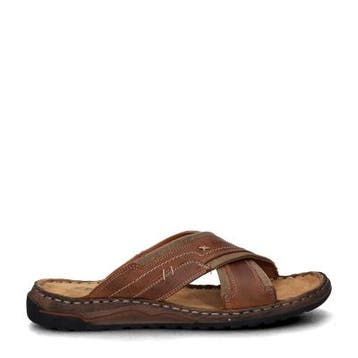 Nelson slippers voor heren in het Bruin, Slippers, Bruin, Verzenden, Nieuw