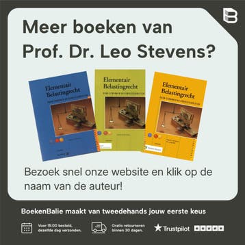 Elementair Belastingrecht 9789013091977, Verzenden, Gelezen, Prof. Dr. Leo Stevens