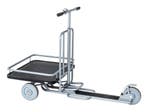 Kongamek Scooter bedrijfsstep met laadplatform  -  Grijs  -, Verzenden