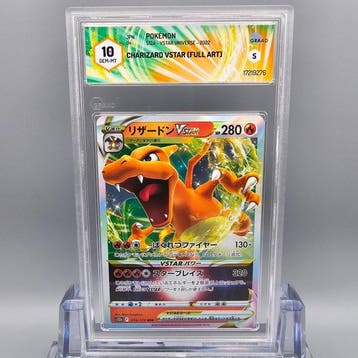 Pokémon Graded card - CHARIZARD VSTAR (FULL ART) - Graad 10, Nieuw