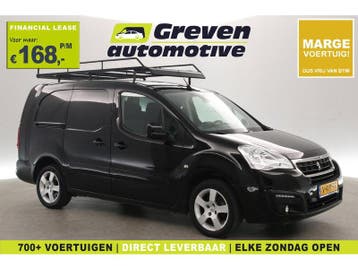Peugeot Partner 1.6 BlueHDi L2 100PK | Marge | Clima |, Euro 6, Zwart, Nieuw, Peugeot