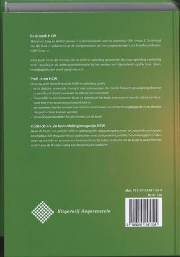 Helpende Zorg & Welzijn / Niveau 2 / Profi-leren HZW, Boeken, Schoolboeken, Verzenden, Gelezen
