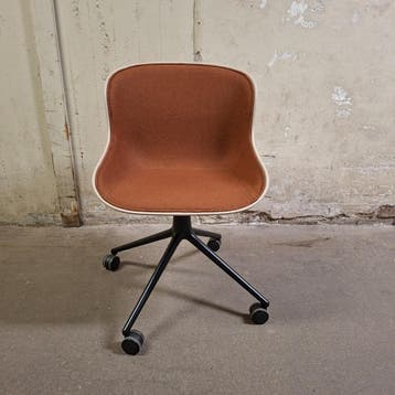 3x Normann Copenhagen Hyg stoel verrijdbaar Terracotta Nieuw, Nieuw, Overige kleuren, Stof