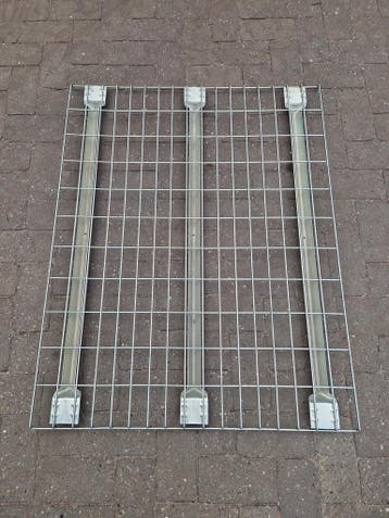 Draadrooster legbord 1100x880mm 750kg mesh deck, gebruikt -, Ophalen of Verzenden